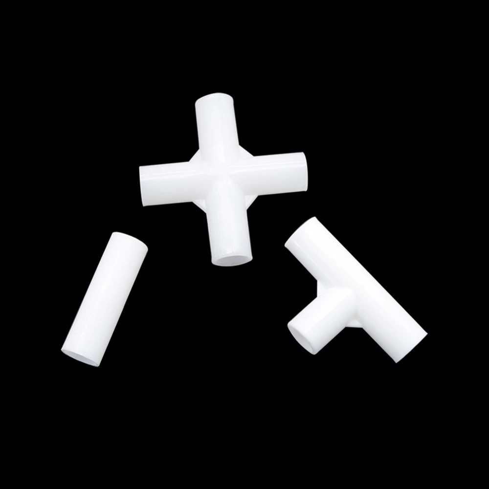 1 Đầu Nối Ống Nước Đa Góc 4 Chiều 12mm Chất Liệu PVC
