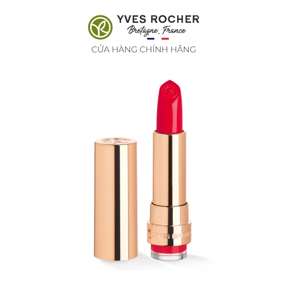 Son Lì Yves Rocher Grand Rouge Lipstick Satin 117 Tangerine - 3,7g