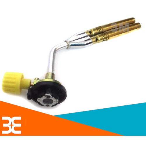 Khò Gas Đôi-Lắp Bình Gas Mini Tiện Lợi (Đầu Đồng Chất Lượng Cao)