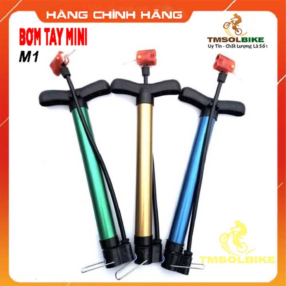 Ống Bơm Xe Đạp, Xe Máy Mini Siêu Nhỏ Tiện Dụng Mang Theo Xe