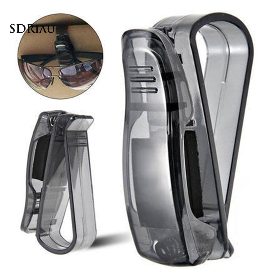 Kẹp Giữ Thẻ / Mắt Kính Bằng Nhựa Tiện Dụng Cho Xe Hơi