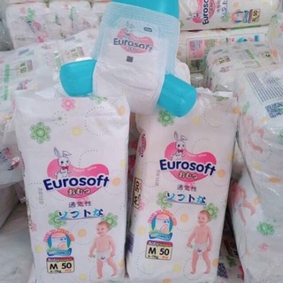 combo 2 bịch bỉm quần Eurosoft 100 miếng sz XL