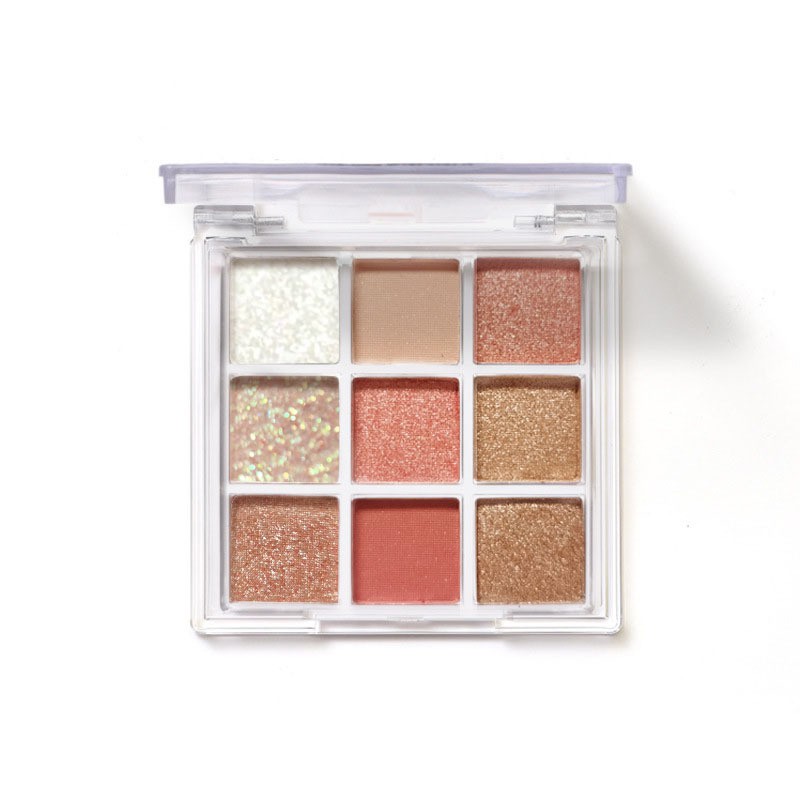 [Hàng mới về] Bảng Phấn Mắt Chín Màu Trong Suốt Ánh Ngọc Trai Trang Điểm Tiện Dụng bảng mắt bảng phấn mắt.upbest | BigBuy360 - bigbuy360.vn