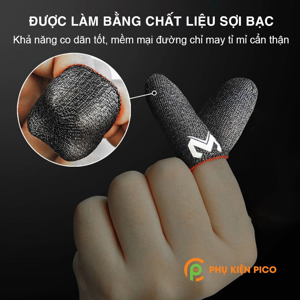 Bao tay chơi game MEMO sợi bạc cao cấp găng tay chơi game chống mồ hôi tay, tăng độ nhạy cảm ứng | BigBuy360 - bigbuy360.vn