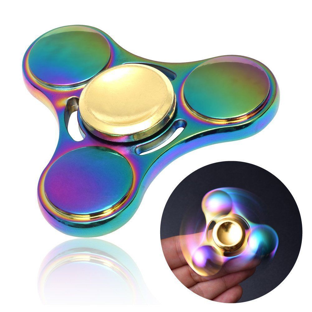 Fidget spinner có đèn LED chất liệu hợp kim