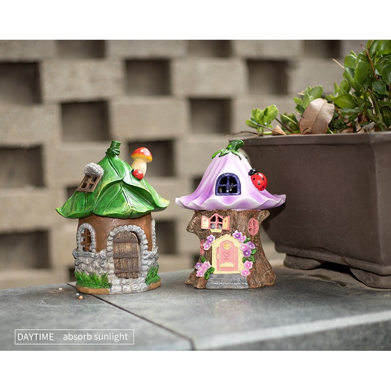 Mẫu đèn ngủ sử dụng năng lượng mặt trời thích hợp trang trí bàn làm việc, ban công, DIY