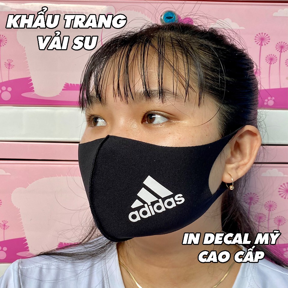 10 cái Khẩu trang vải Su 3D in decal Mỹ Polo Style đẹp, dễ thở, đeo không đau tai | BigBuy360 - bigbuy360.vn