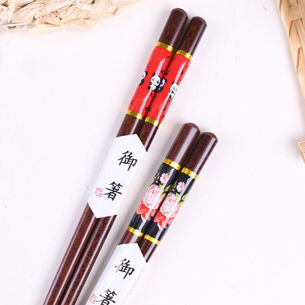 1 Đôi Đũa Tự Nhiên Nhiều Màu Sắc Phong Cách Trung Hoa