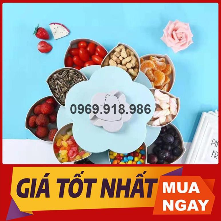 🎈 Hộp Đựng Bánh Kẹo Mứt Tết Xoay Tròn Nở Hoa 5 Cánh 2 Tầng Đẹp Cao Cấp Giá Gốc Sỉ Rẻ 💙 Tổng Kho Gia Dụng Vũng Tàu 💙