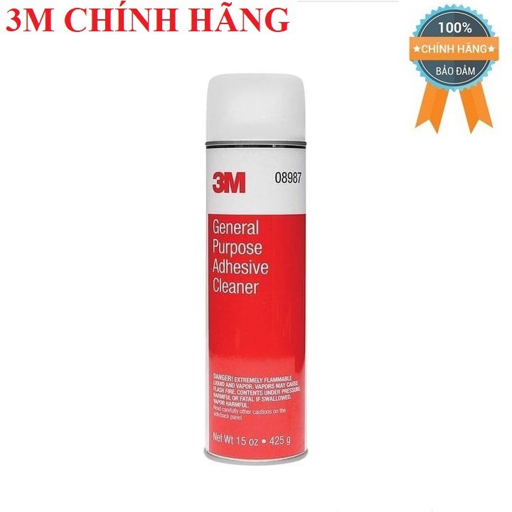 (Có video) Dung Dịch Tẩy Keo, Nhựa Đường 3M PN08987 (425 g) chất lượng cao