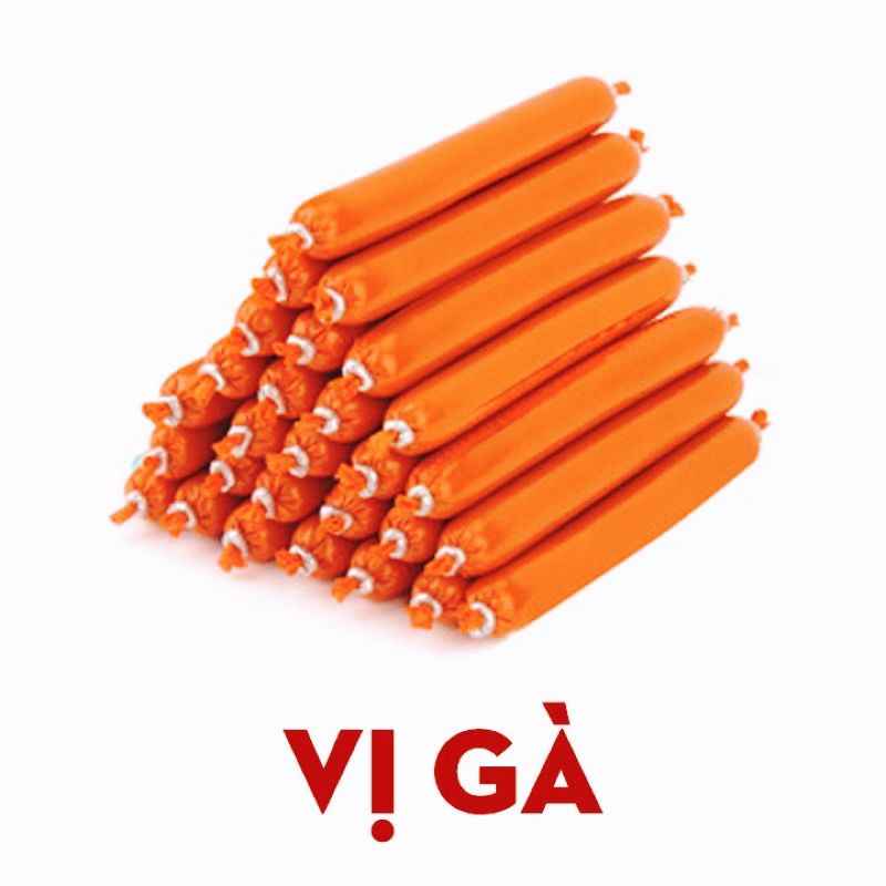 Thức ăn cho chó mèo - Xúc xích 5 vị thanh 15g