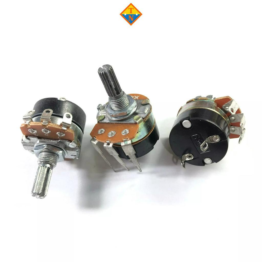 Chiết áp công tắc WH138 - 20mm B10K, B50K, B100K, B250K, B500K