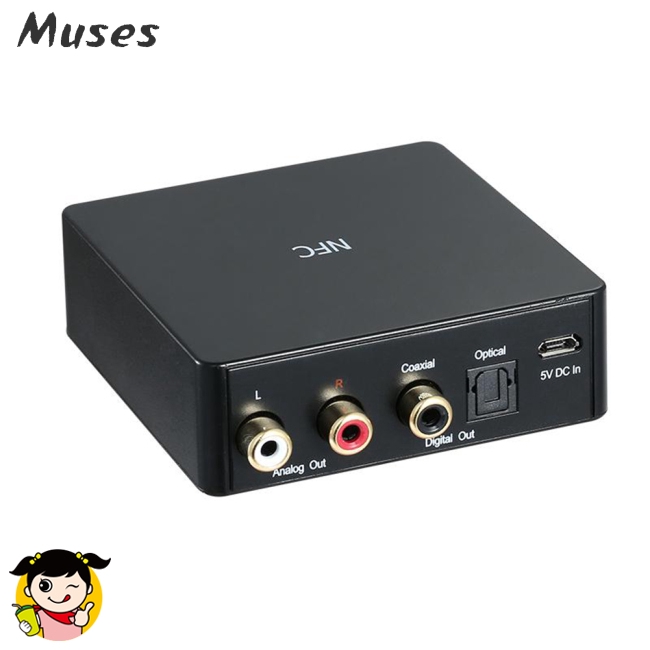 Bluetooth V4.0 Wireless Audio Receiver Built-in APTX DAC, NFC, and RCA