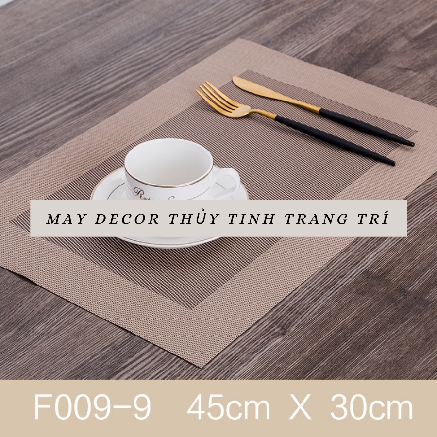 Tấm lót bàn ăn bằng nhựa PVC cách nhiệt cao cấp | MAY DECOR