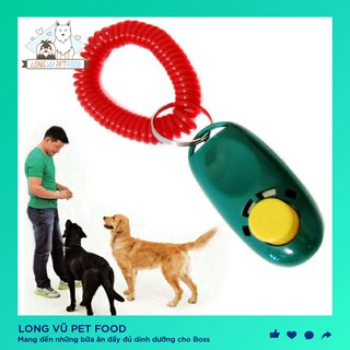 Clicker huấn luyện chó bấm kêu gọi chó / Còi huấn luyện chó - Long Vũ Pet Food