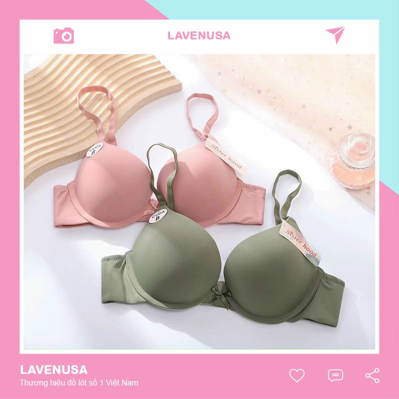 Áo lót nữ đúc su có gọng đệm vừa nâng ngực tạo khe cao cấp LAVENUSA AL71