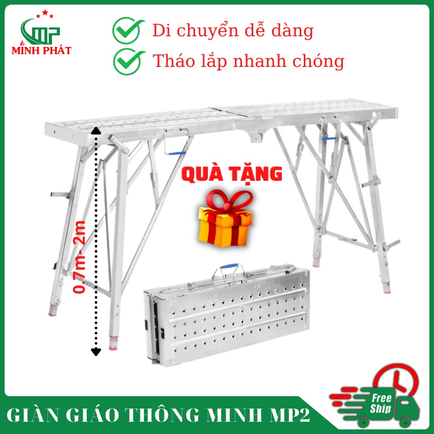 ☘️ Ghế xếp công trình, Giàn giáo gấp gọn thông minh di động