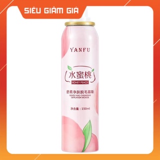 Xịt tẩy lông hương đào yanfu 150ml
