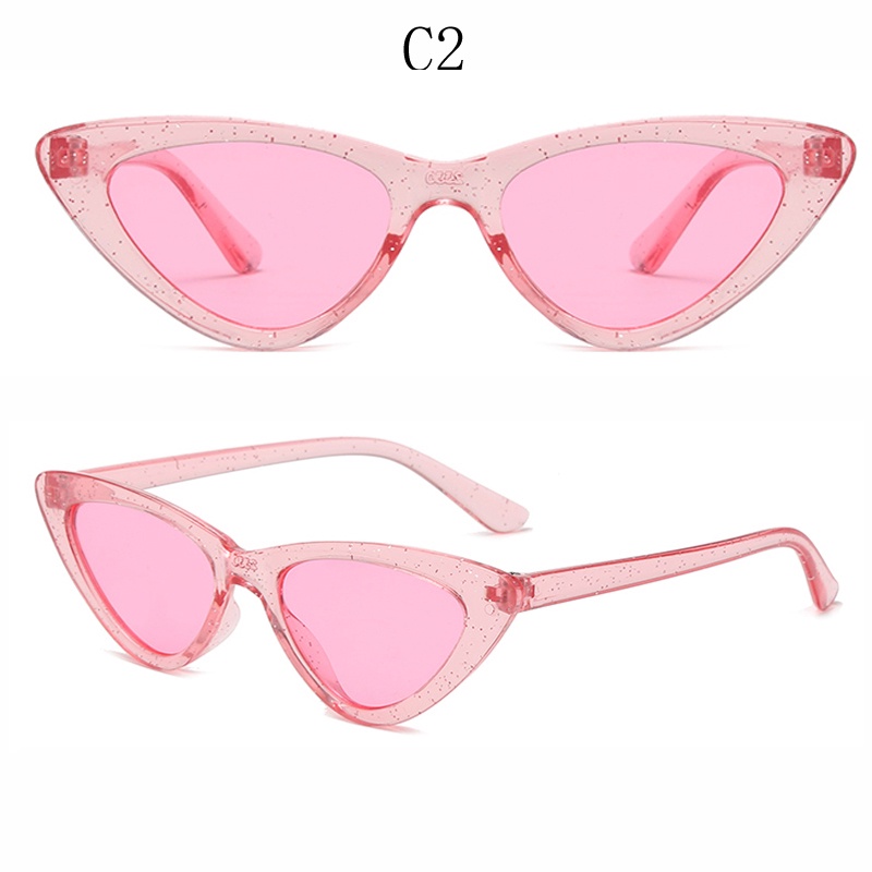 Kính Mát Hình Mắt Mèo Chống Tia UV Phong Cách Âu Mỹ Mới