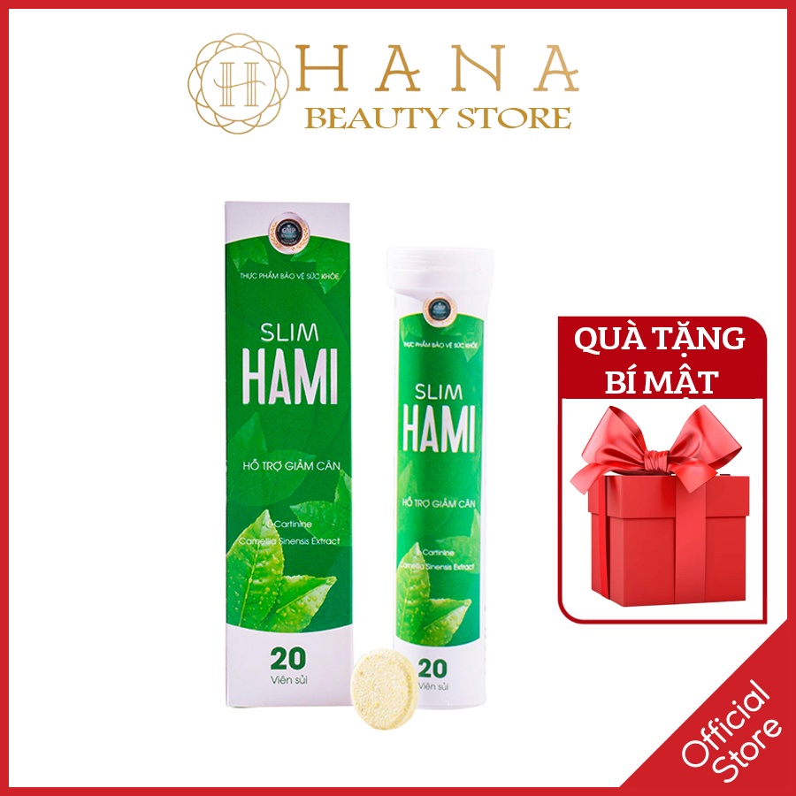 Viên Sủi Giảm Cân SLIM BODY HAMI Chính Hãng Giảm Cân Nhanh Cấp Tốc Không Phải Thuốc Giảm Cân