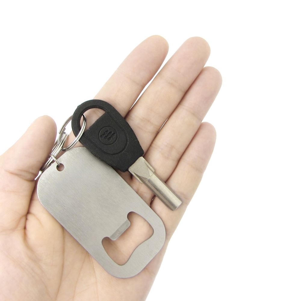 Dụng cụ mở nắp chai bằng thép không gỉ thiết kế nhỏ gọn tiện dụng