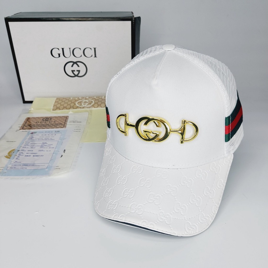 Nón Gc , Mũ lưỡi trai cao cấp phối lưới móc khóa logo nổi full box cực đẹp