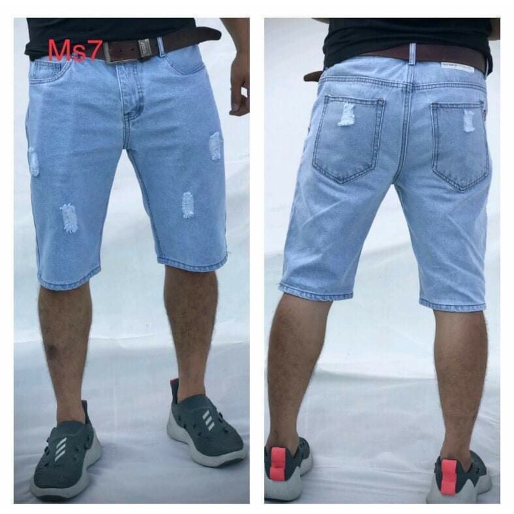 Quần shot đùi nam quần bò nam cào rách siêu hot