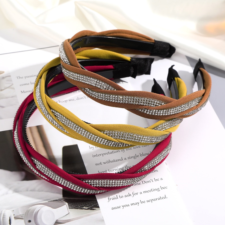Băng đô cài tóc đính đá thời trang cho nữ