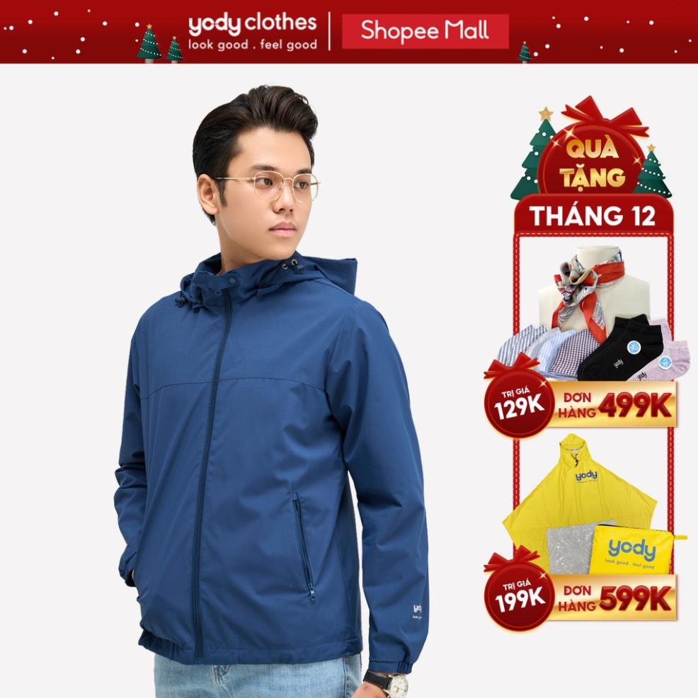 🌺 Áo khoác gió nam YODY 2 lớp cao cấp cản gió, cản bụi, chống thấm AKM4027