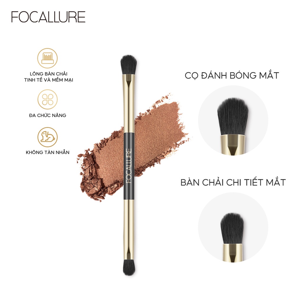 Cọ trang điểm FOCALLURE 25g nhỏ gọn tiện lợi