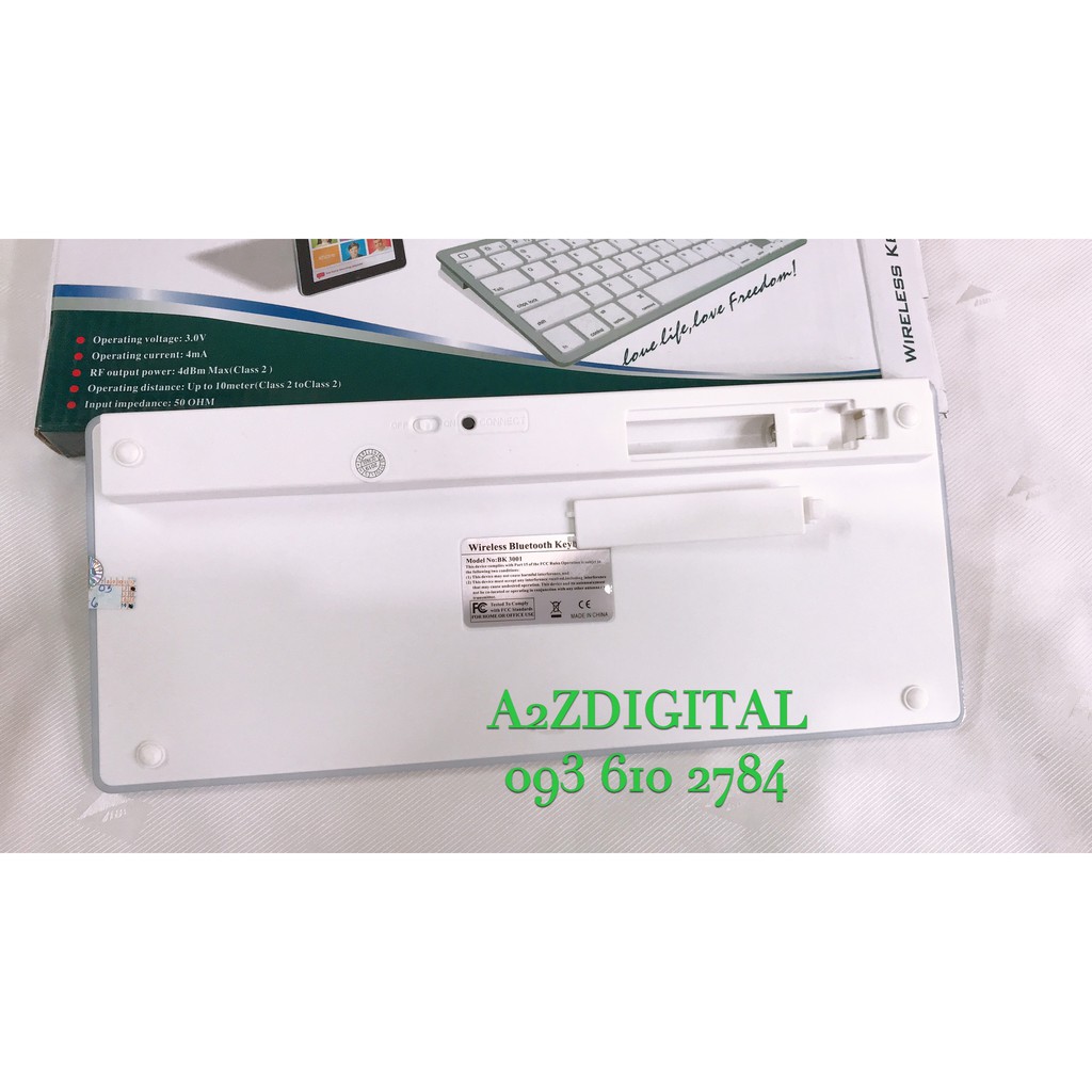 BÀN PHÍM KB-I6 KHÔNG DÂY KẾT NỐI BLUETOOTH CHO ĐIỆN THOẠI, MÁY TÍNH BẢNG, PC...
