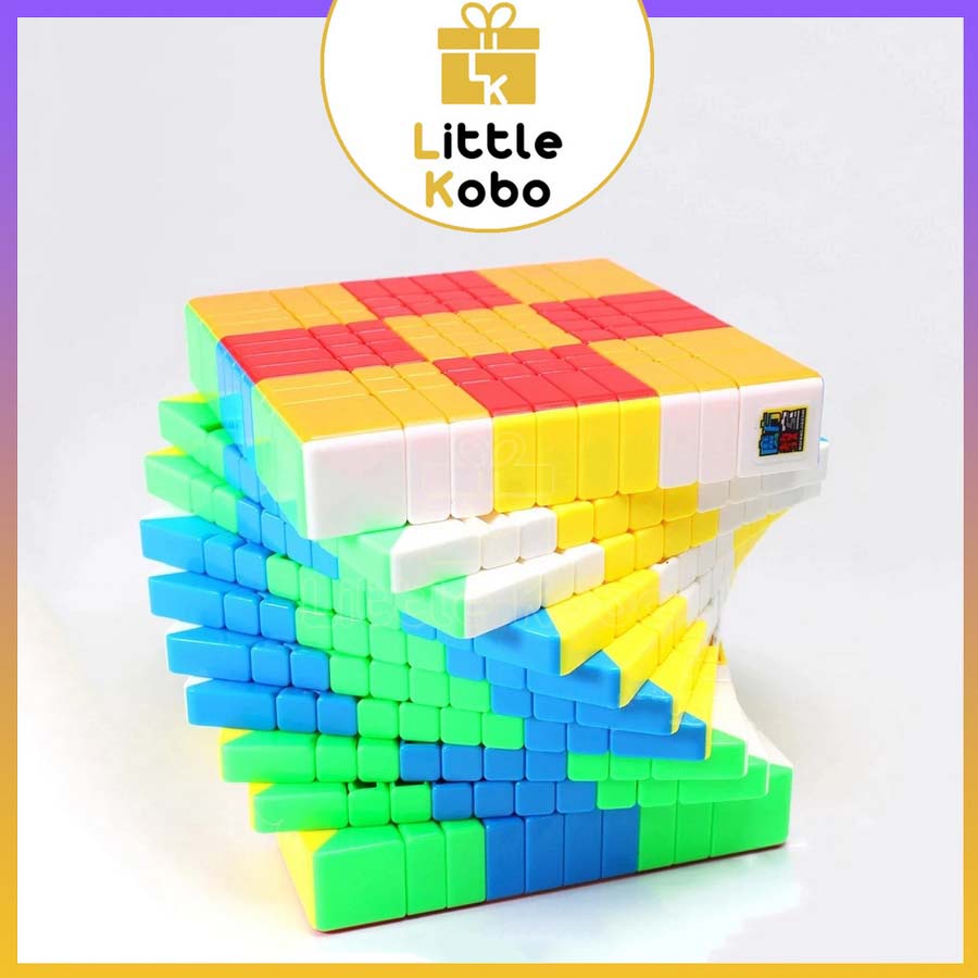 Rubik 10x10 Stickerless MoYu MeiLong MFJS Rubic 10 Tầng Đồ Chơi Trí Tuệ