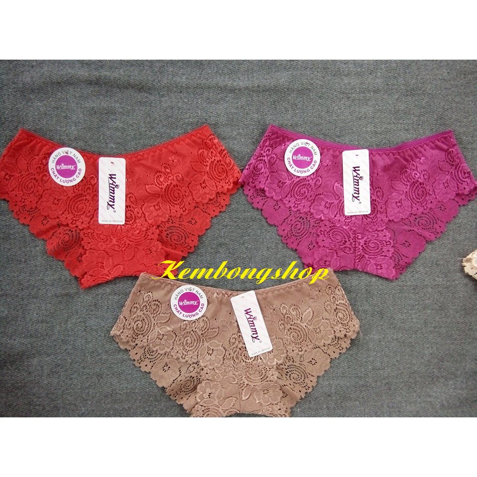 Xả hàng - Sỉ Combo 10 Quần chip ren Wimmy