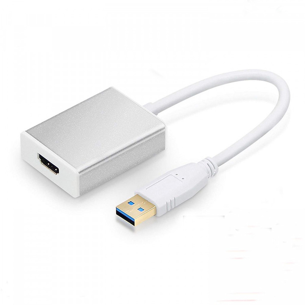 Cáp Chuyển Đổi USB to VGA USB to HDMI 3.0 dùng cho laptop máy tính ECOBA