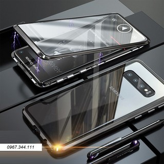 [TẶNG KÈM KHĂN LAU ĐIỆN THOẠI] ỐP 2 MẶT KÍNH CƯỜNG LỰC NAM CHÂM CHO SAMSUNG NOTE8-NOTE9