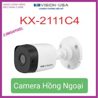 Camera kx-2111c4 hồng ngoại 2.0 full hd chính hãng kbvision bảo hành 24 tháng