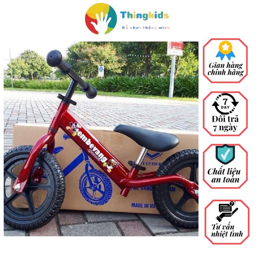 Xe thăng bằng e bé vàng nguyên hộp cho bé từ 18 tháng đến 5 tuổi - Thingkids