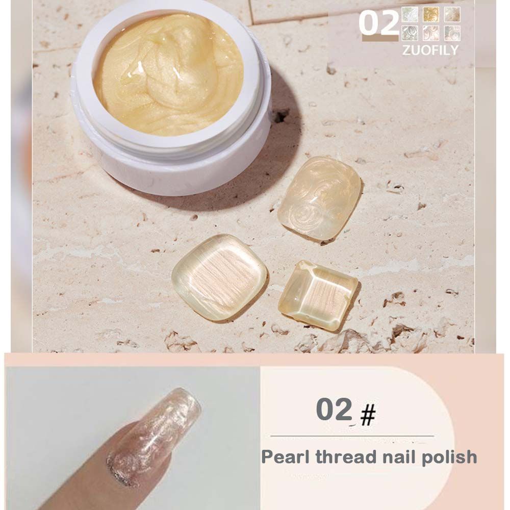 Gel sơn móng tay uv hiệu ứng ánh ngọc trai lấp lánh thời trang