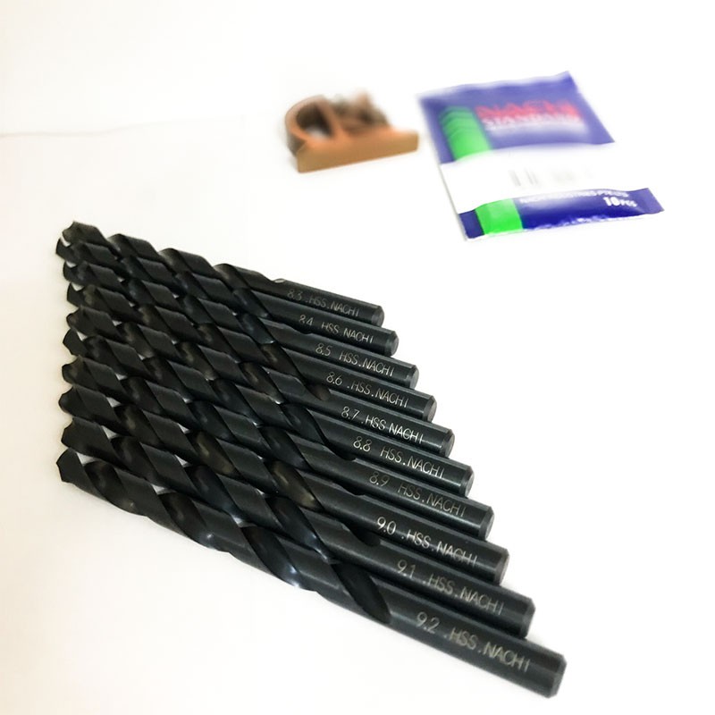 Mũi khoan thép gió Nachi L500 8.3-8.4-8.5-8.6-8.7-8.8-8.9-9.0-9.1-9.2