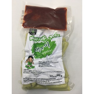 Combo 500g bánh gạo lá dứa hàn quốc tokpokki + 100g tương ớt hàn quốc