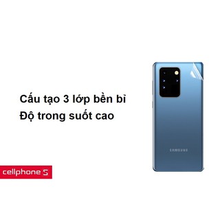 Miếng Dán PPF Mặt Sau Cho Samsung Galaxy S20 Plus, Dán Lưng Samsung