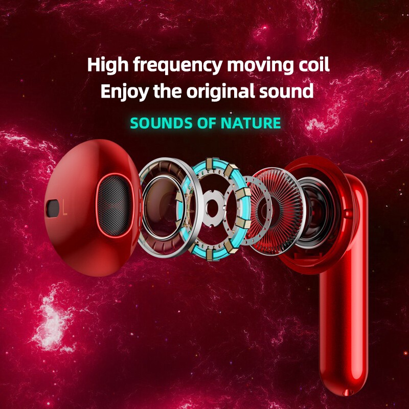 Tai nghe Bluetooth 5.0 không dây Disney BTMV11 có mic chơi game âm stereo giảm ồn không thấm nước