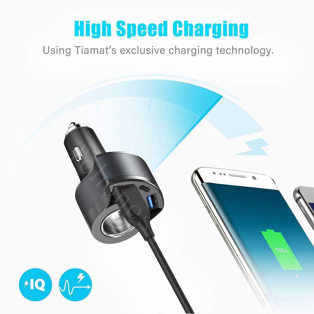 Quick Car Charger USB Type C Charger QC 3.0 USB Car Adapter Plug Fast Charger Mini Car USB Charger For iPhone Samsung