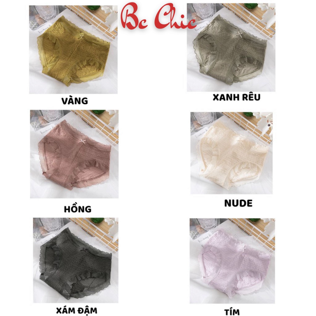 Quần Lót Nữ , Quần Lót Nữ rệt kim siêu co giãn kháng khuẩn mã Q101 BC_CHIC LINGERIE