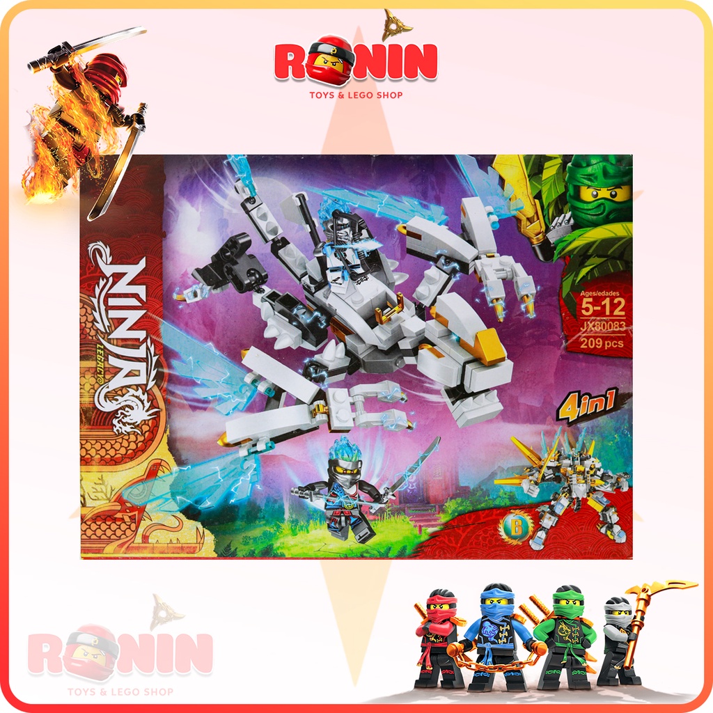 Bộ Đồ Chơi Lắp Ráp Ninjago : Người Máy Đại Chiến Samurai 4in1