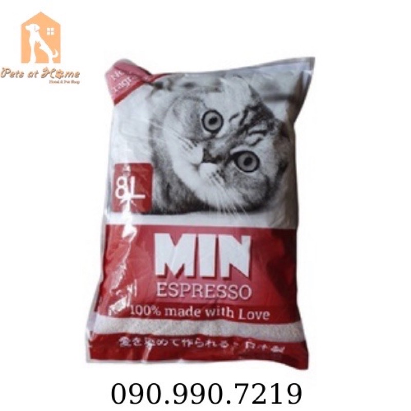 Cát vệ sinh mèo Min 8L (tải 7 gói)