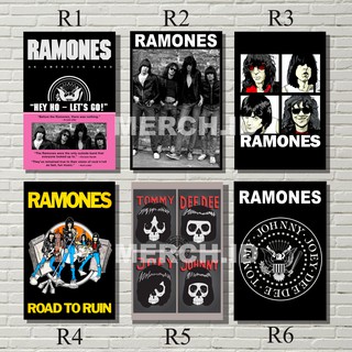 Áp Phích Ban Nhạc ramones / Trang Trí Tường