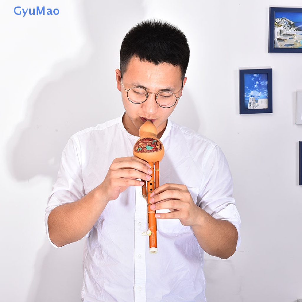 [cxGYMO] Nhạc Cụ Chìa Khóa Dân Tộc hulusi c Hình Bầu Dục Trung Quốc HDY