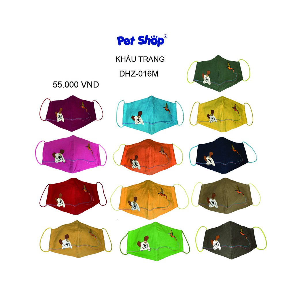 Khẩu trang người lớn PET SHOP DHZ-016M