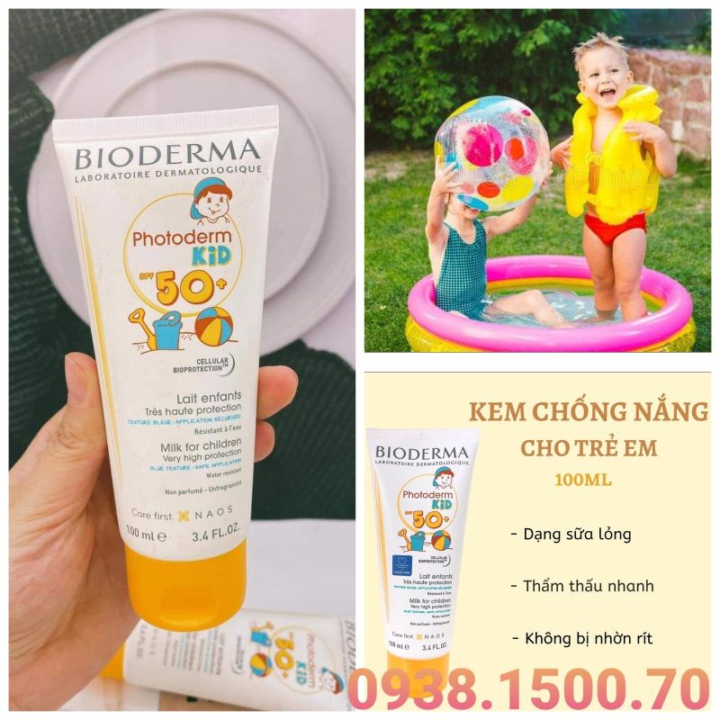 Sữa chống nắng bioderma photoderm kid spf50+ - ảnh sản phẩm 1